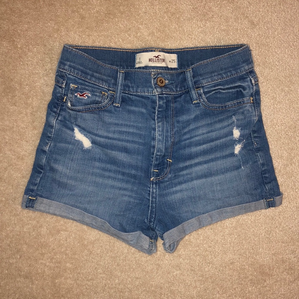 Hollister High-Rise Jean Shorts